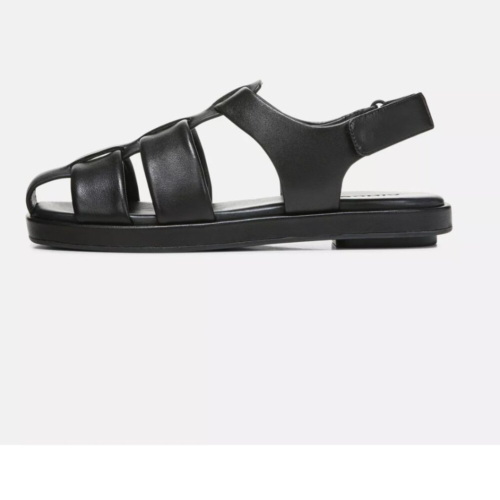 Vince Rava Fisherman Sandal - Black - Size 6 - Picture 2 of 7